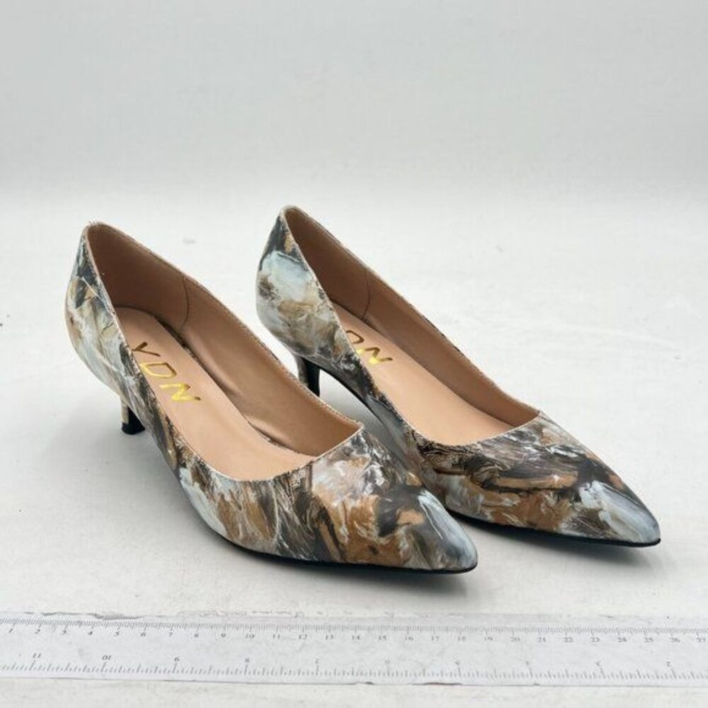 YDN Multicolor Abstract Heels - Picture 3 of 7